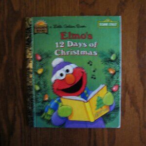 Elmo s 12 Days of Christmas a Little Golden Book from 1996
